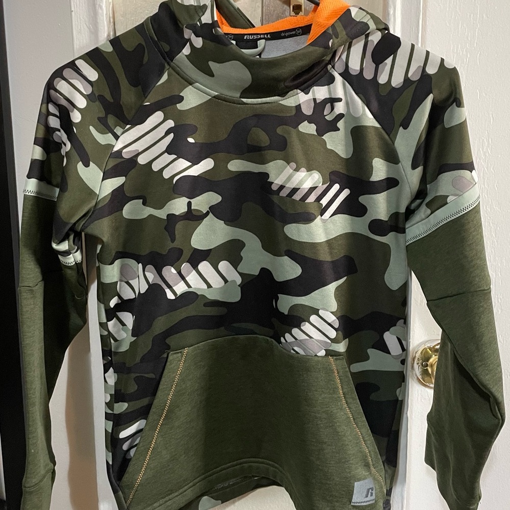 Camo boys hooded sweatshirt